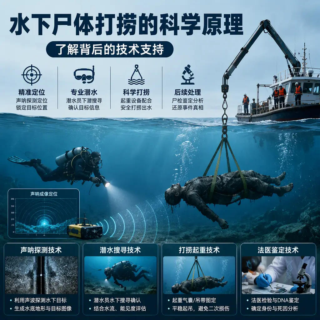 汕尾水下尸体打捞的科学原理，了解背后的技术支持